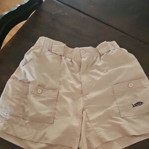 AFTCO Tan Fishing Shorts